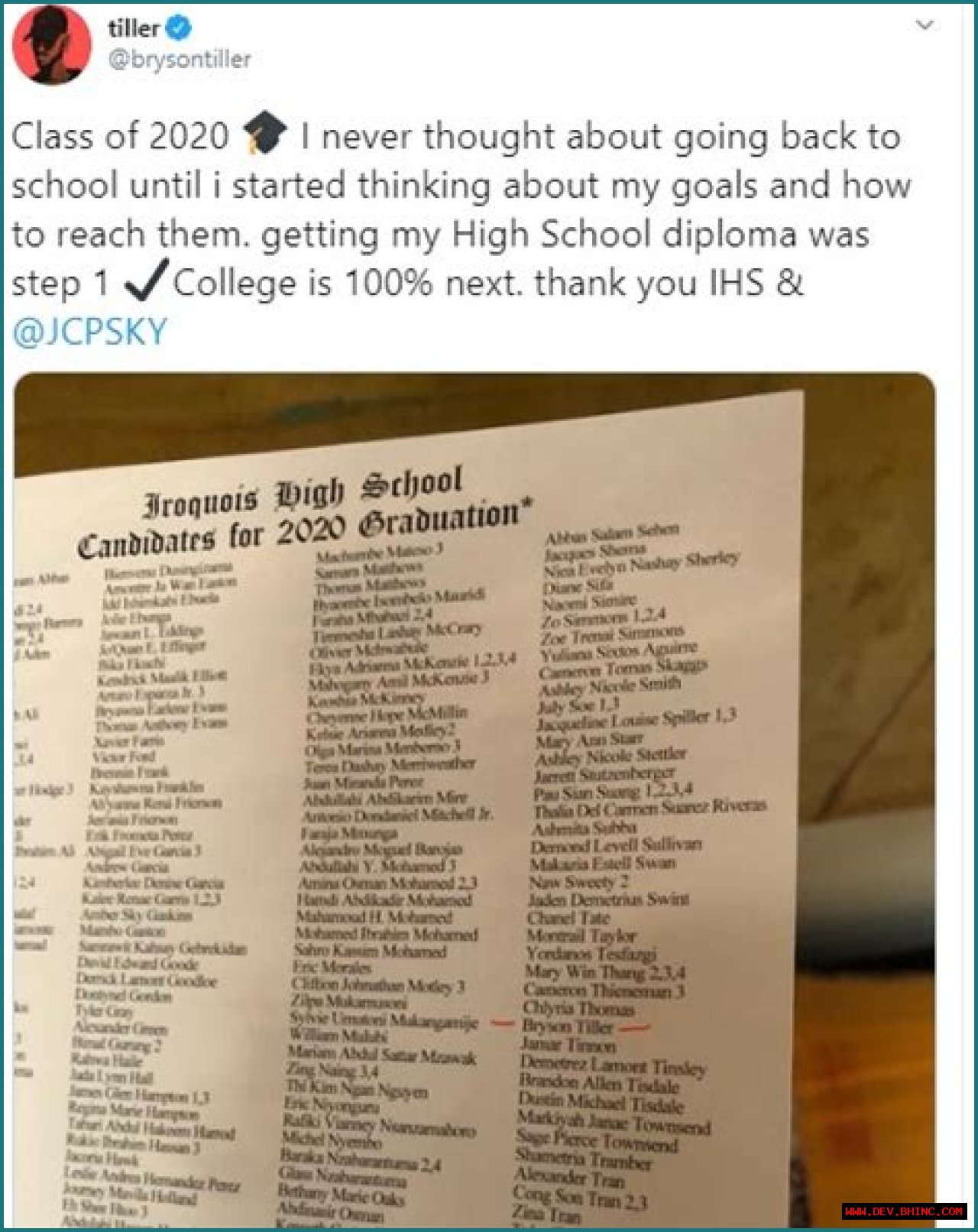Bryson Tiller Celebrates Getting His High School Diploma at Age 27