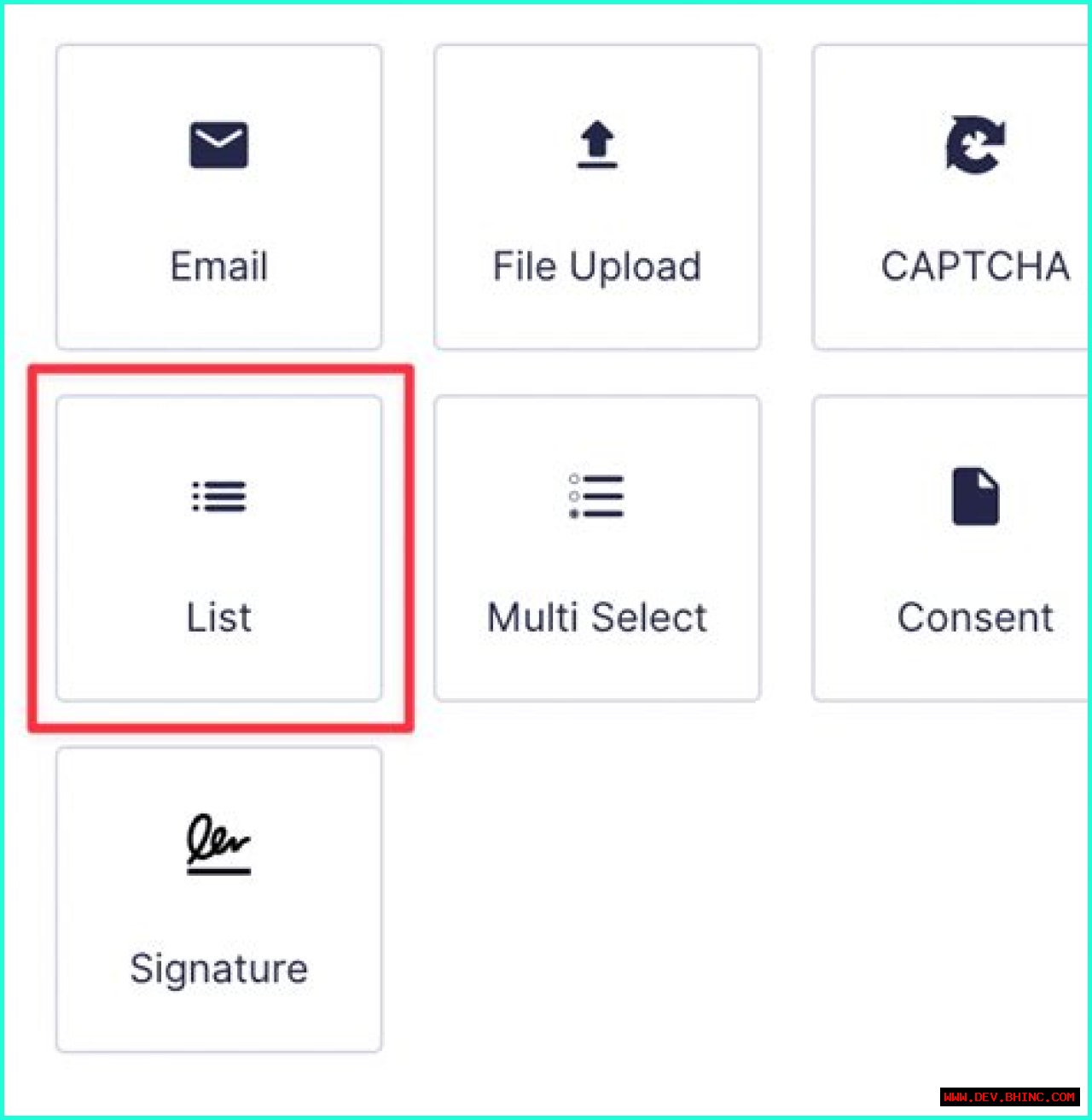Gravity Forms List Field Read Only column