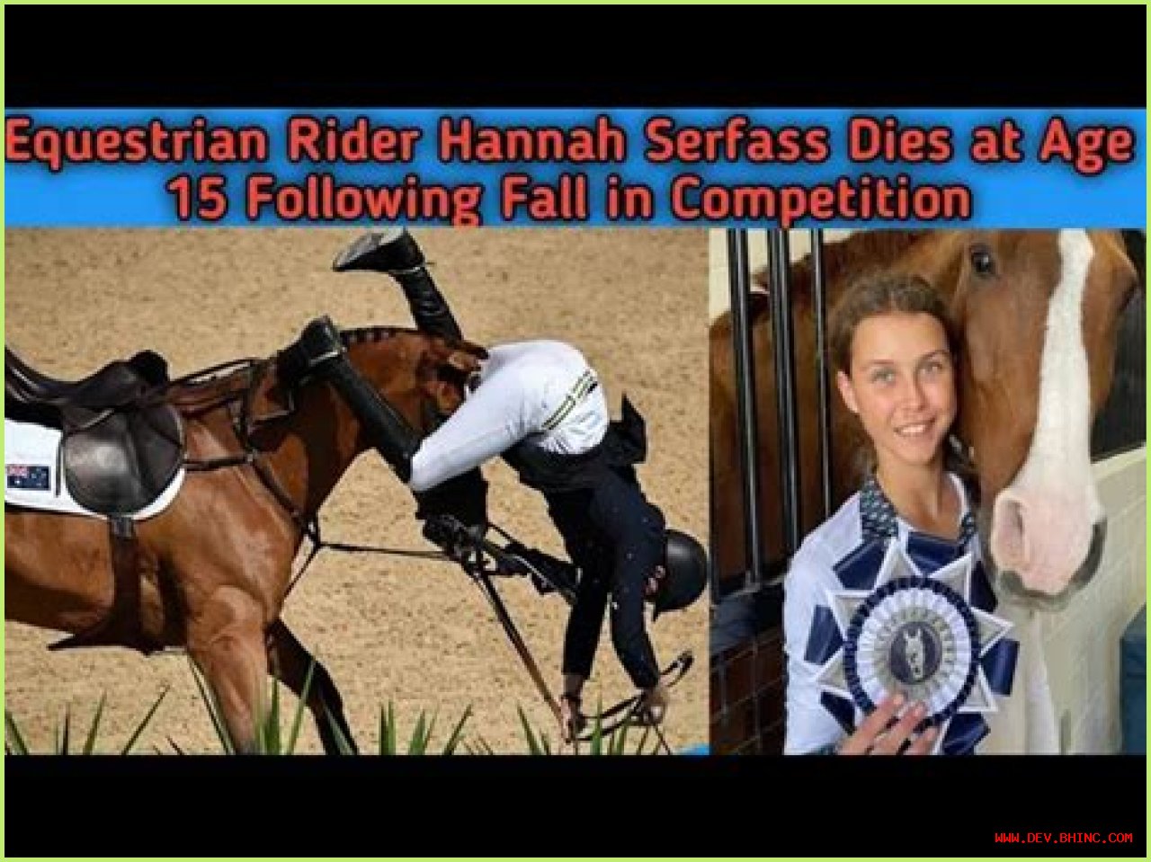 Hannah Serfass Horse Accident Video Gone Viral