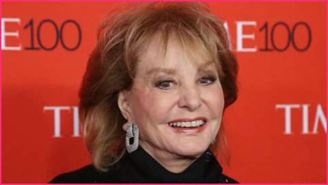 How many times was Barbara Walters married?
