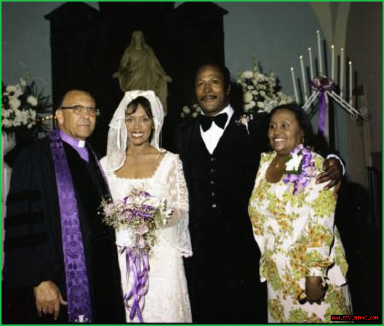John Amos wife: Noel J. Mickelson and Lillian Lehman
