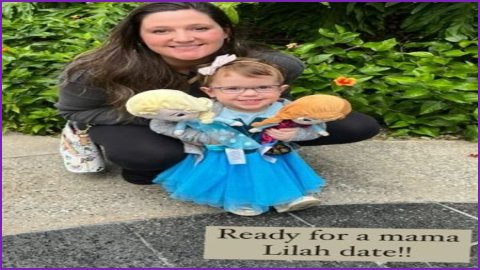 Lilah Roloff Stuns In A Pretty Blue Princess Gown