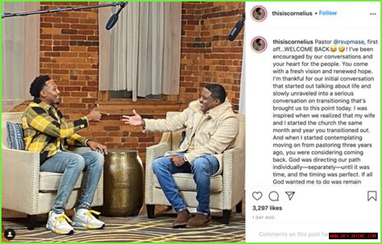 Mase Named New Pastor of an Atlanta Church After Former Pastor Steps Down